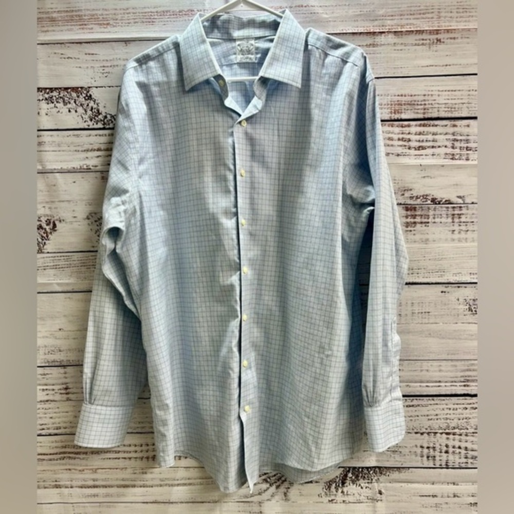 BROOKS BROTHERS‎ 1818 Non Iron Cotton Dress Shirt 17-35 Regent